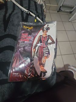 Spirit Dark Vintage Clown Child Costume Medium 7-10