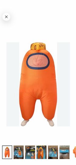 Among Us Inflatable Cheese Halloween Costume for Kids, Youth one size