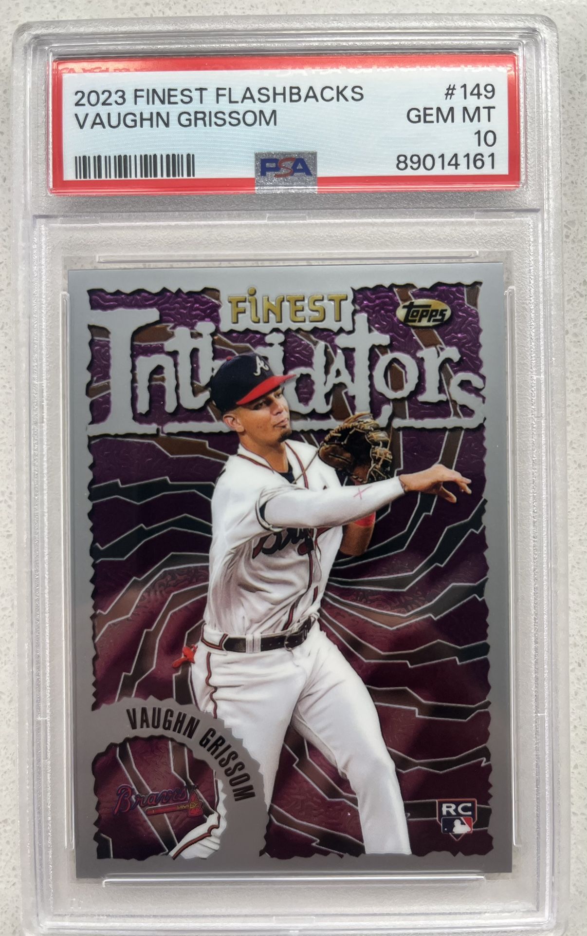 Vaughn Grissom Rookie Card PSA 10