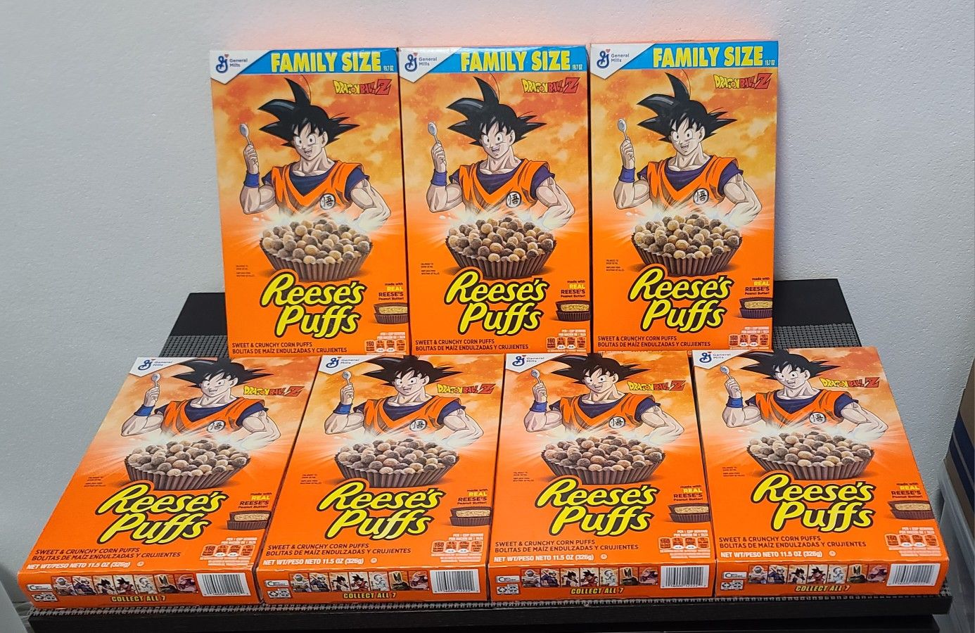 Reese's Puffs Cereals Dragon Ball Z Edition