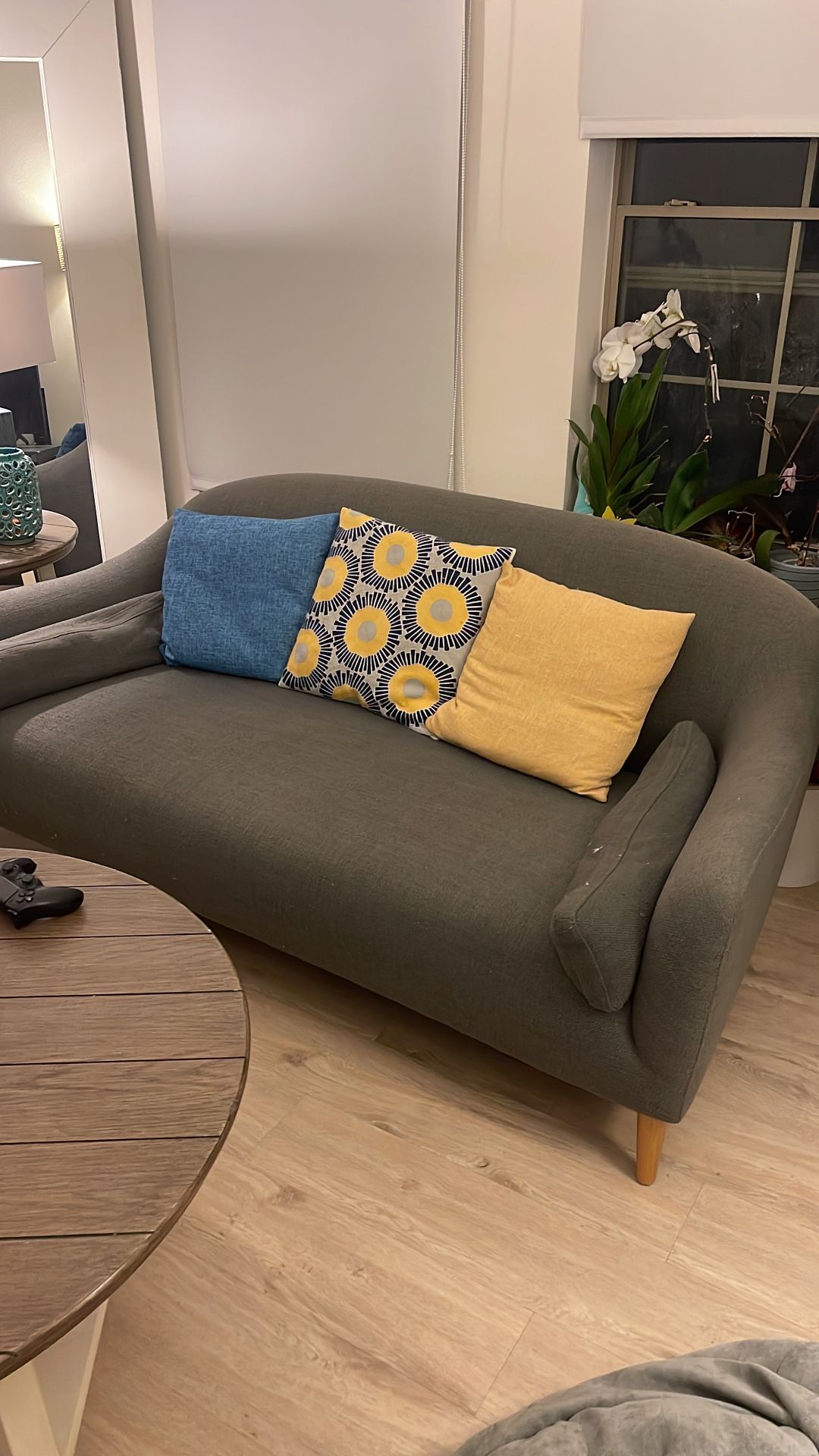 Set Of Two Crate & Barrel Sofas