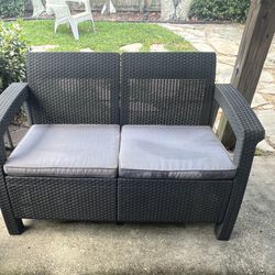 Bench / Loveseat Patio Outside Furniture 