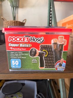 Pocket Hose Copper Bullet 50 ft Expanding Hose Brand New In Box