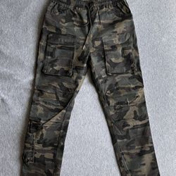 Richie Le Collection Camo Cargo Pants