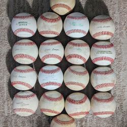 18 Leather  Baseballs