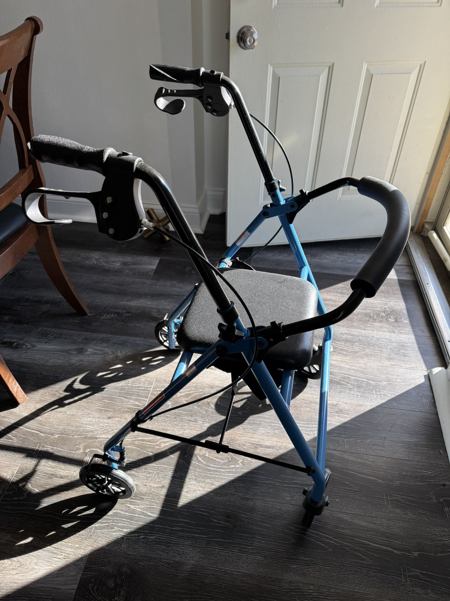 ♿ Blue Mobility Rollator / Walker with Seat and Hand Brakes ♿