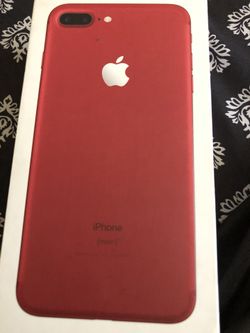 7+ RED IPHONE
