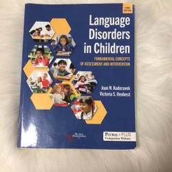 Language Disorders In Children 3rd Edition 