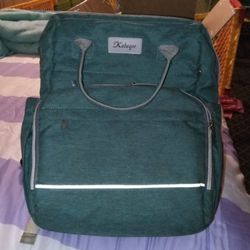 Boys Or Girls Diaper Bag With Built In Changing Pad