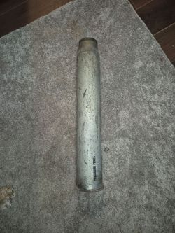 Vintage military shell casing