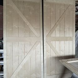40/96 Farmhouse Barn Doors Unfinished