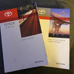 Manual for 2013 Toyota Venza - Free