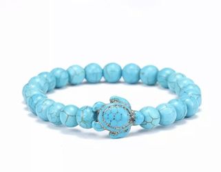 Turquoise turtle stone bracelet