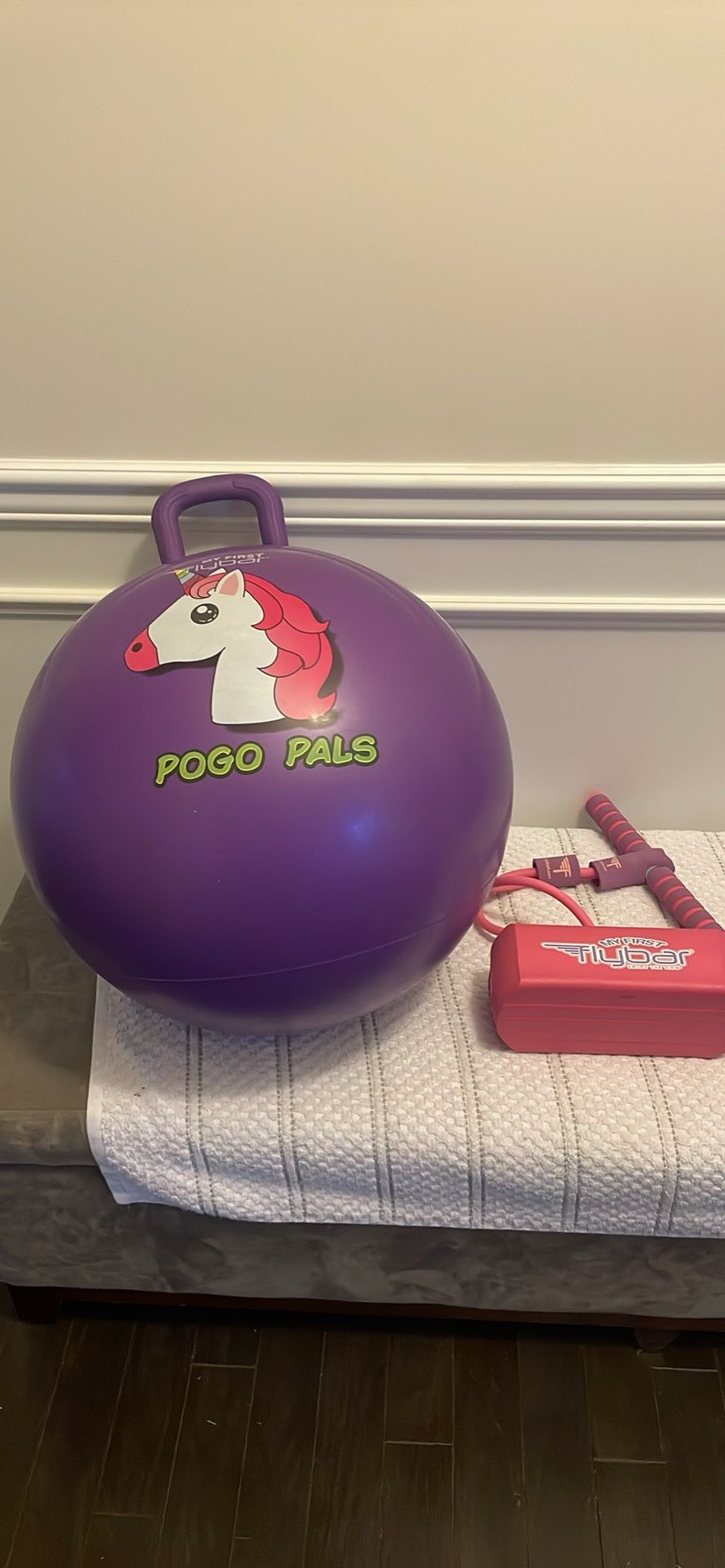 Flybar My First Pogo Pals Hopper Ball And Flybar My First Foam Pogo Jumper