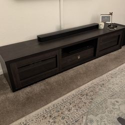 TV Stand/ Media Console With Storage 