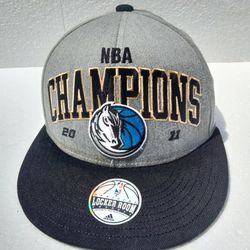 Dallas Mavericks NBA Champions 2011 Adidas Official Locker Room Hat Cap