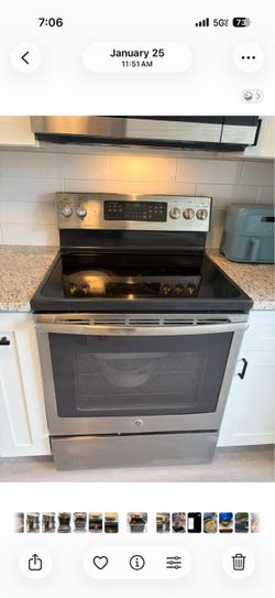 GE Stainless Steel Electric Range