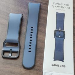 Samsung Galaxy Watch5 Two-Tone Sport Band 20mm M/L Navy Blue