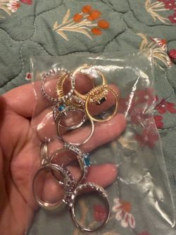 Lot of Fashion Rings Mixed Styles