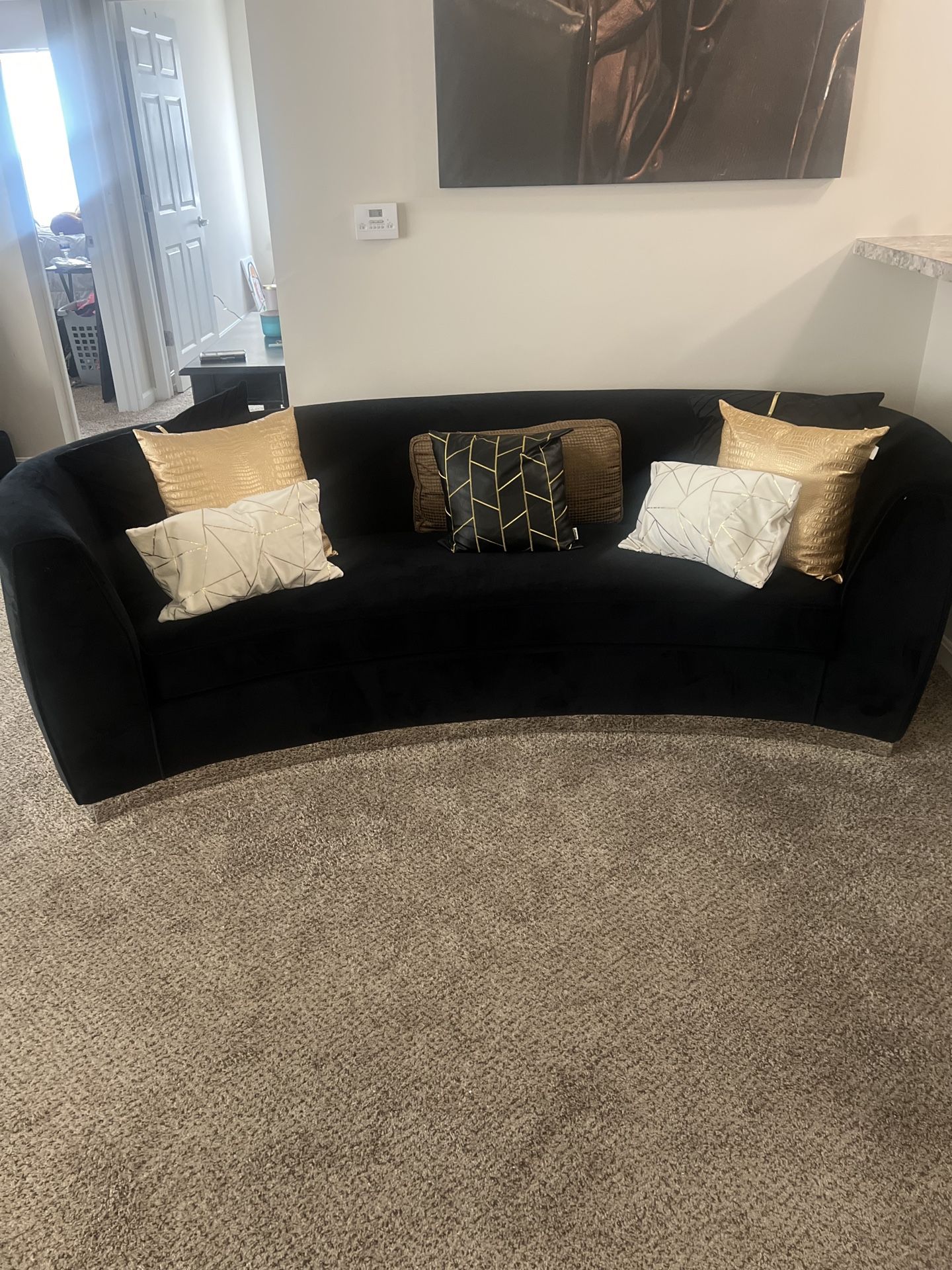 black couch