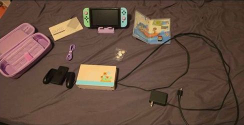 Nintendo switch animal crossing edition