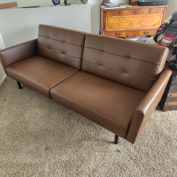 Leather Sofa Bed