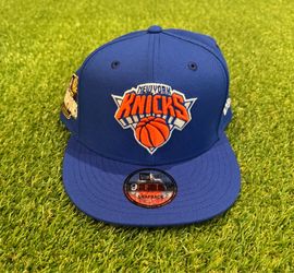 New Era Knicks 2026 NBA Champions Side Patch Snapback Hat
