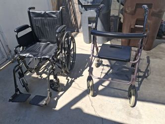 Silla De Ruedas ... Y Caminadora ..