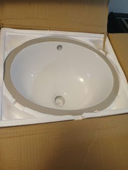 2 NEW LAVATORY SINKS, $20.00 EACH