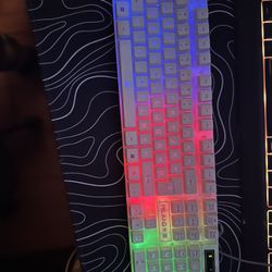 RGB membrane keyboard and mouse