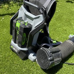 EGO POWER+ Backpack Leaf Blower, Cordless Electric 600 CFM, 5.0 Ah Battery, Charger Not Included