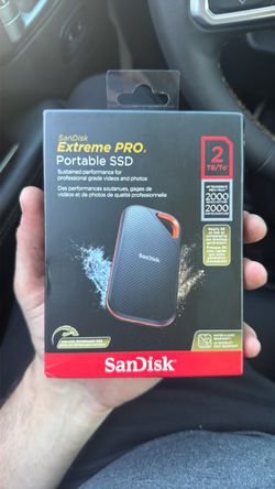 San disk extreme pro portable ssd 2tb