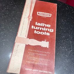 vintage craftsman lathe tools