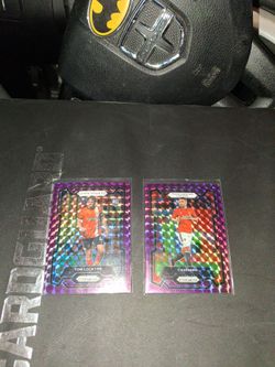 2023-24 panini prizm Premier league soccer purple mosaic #'d /140