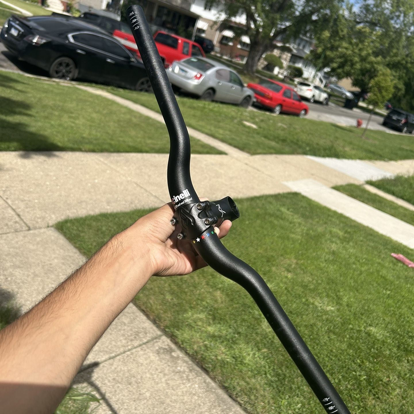 Cinelli Pepper Riser Bar With Cinelli Vai Stem for Sale in Chicago