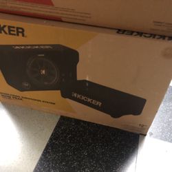 Kicker Slim Or Down Firing Subwoofers On Sale Today!