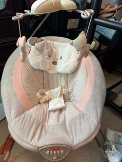 Fisher-Price Bear Bouncer seat with Music and vibration