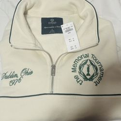 New Amberombie &Fitch X The Memorial Tournament Pullover sweatshirt