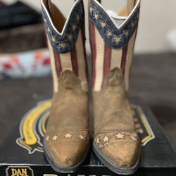 Flag Western Boot
