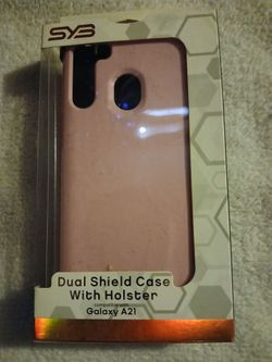 SYB Dual Shield Case with Holster for Galaxy A21