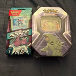 Pokemon Tyranitar Tin ; W (1) Knockout Collection 