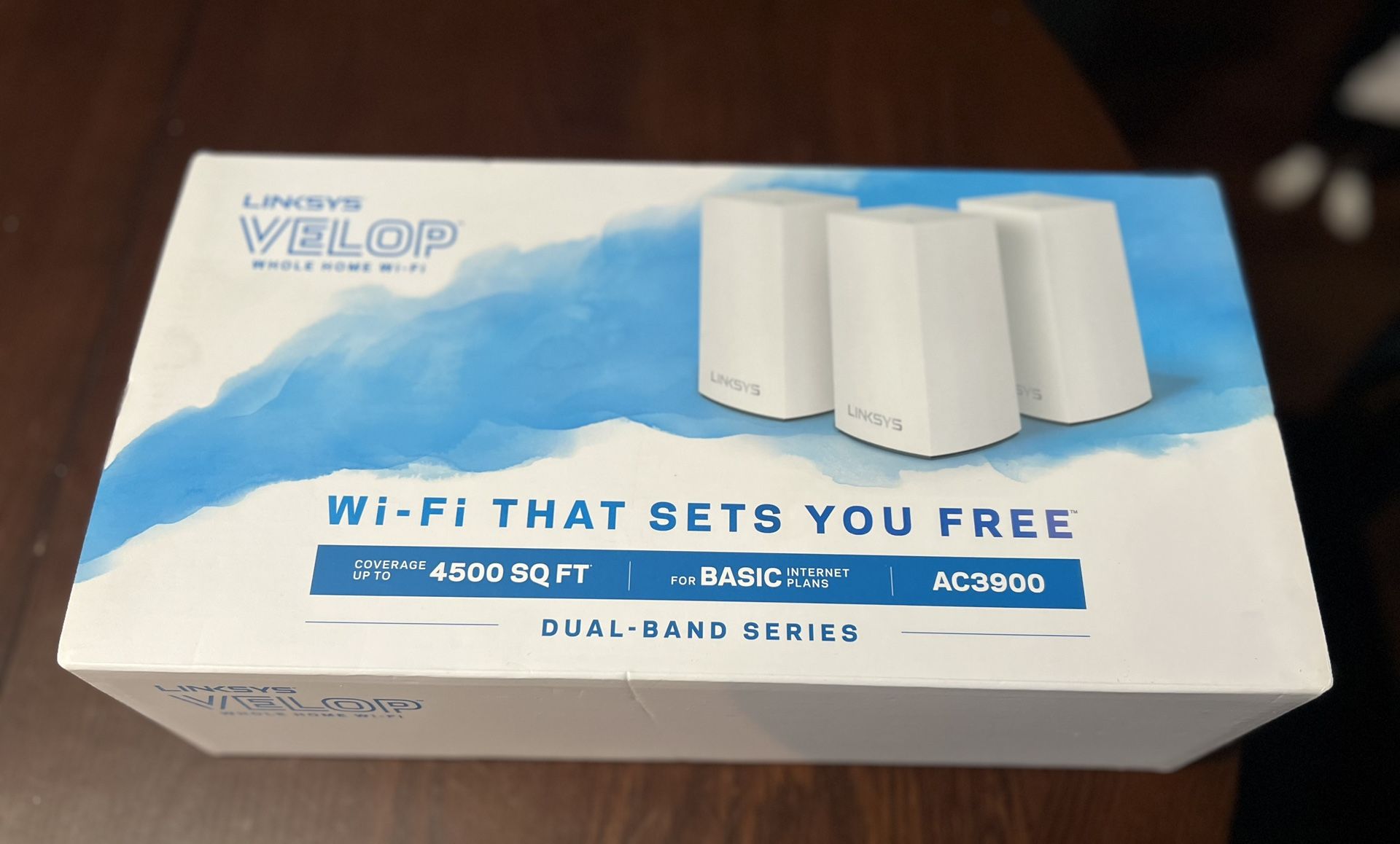 Linksys Velop Dual-Band Mesh Wifi System 3-Pack (AC3900)