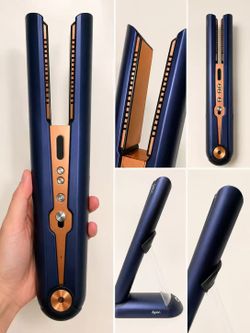 Like New Dyson Corrale Hair Straightener – Prussian Blue/Copper – Used Once