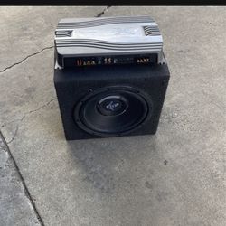 Subwoofer. And Amp Close D