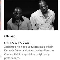 The Clipse Kennedy center
