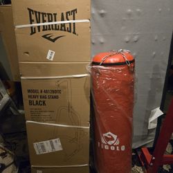 New Punching Bag And Stand