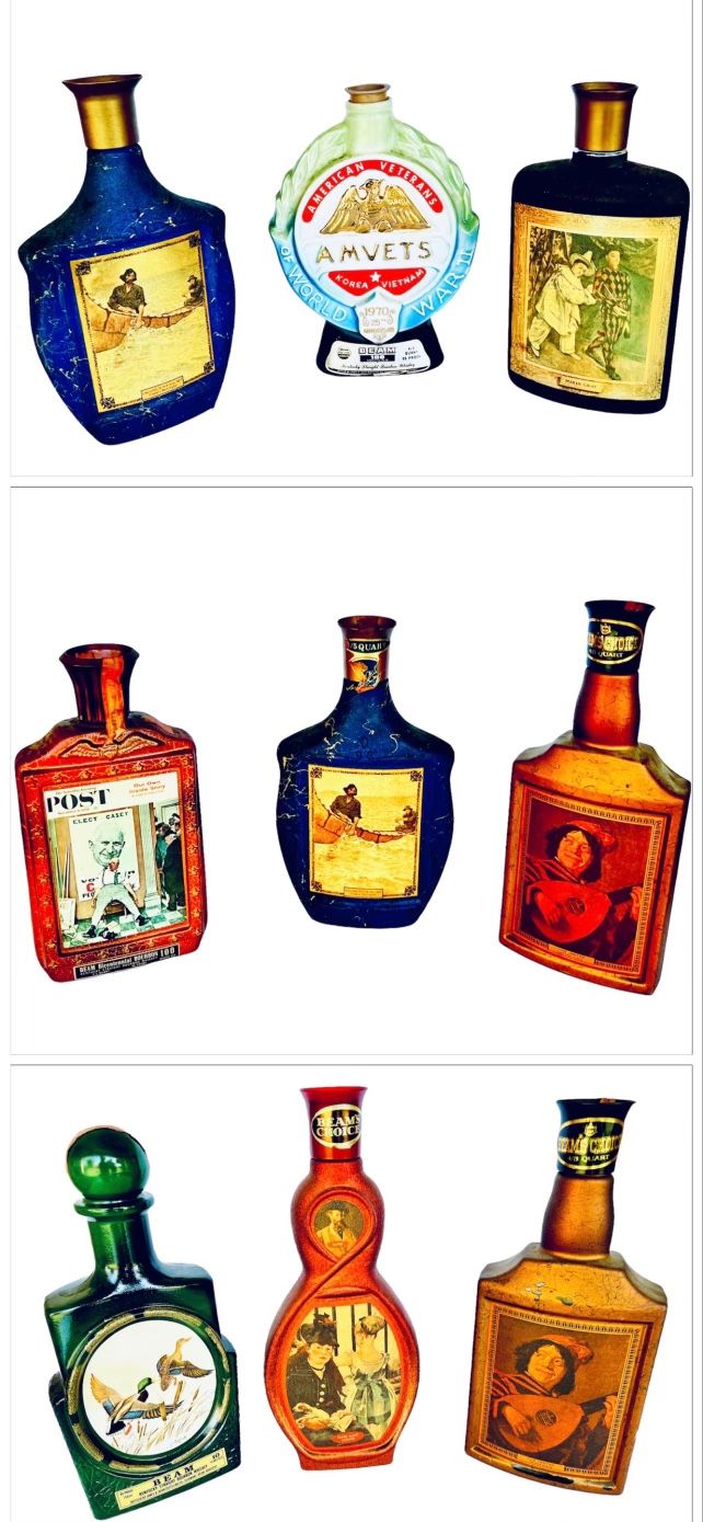 Antique Whiskey Bottles