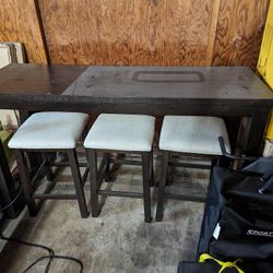 Couch table with Chairs 