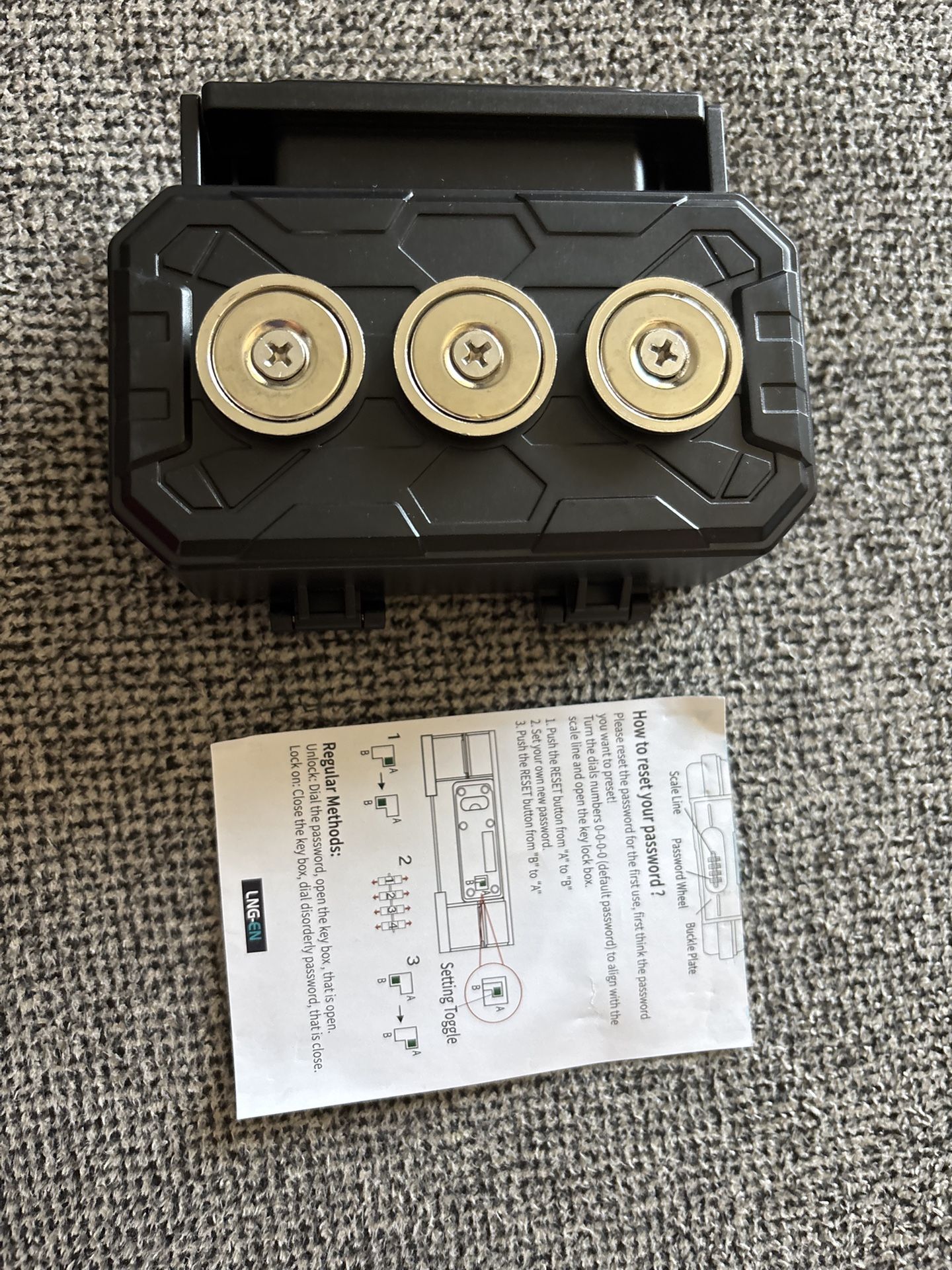 Magnetic Key Lock Box New Large