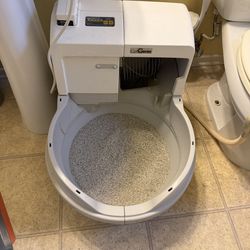 Cat genie with supplies